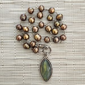 CHOCOLATE PEARL NECKLACE